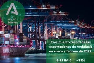 Las exportaciones andaluzas suben un 33% logrando un récord histórico