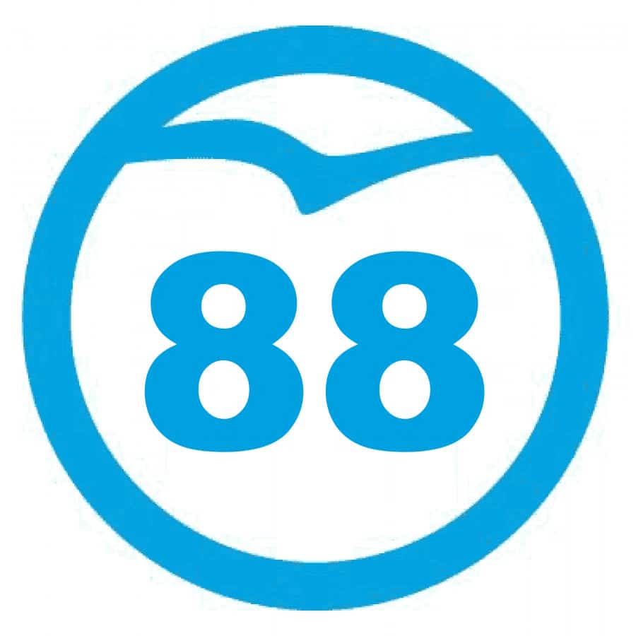 8+8. The Popular Party wants to make history in Andalusia. PP logo with 88