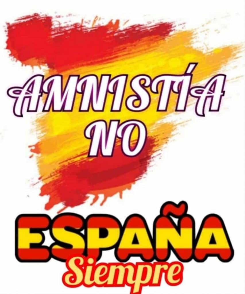 La sociedad civil andaluza dice no a la “Ley de Amnistía”. Lema de las manifestaciones