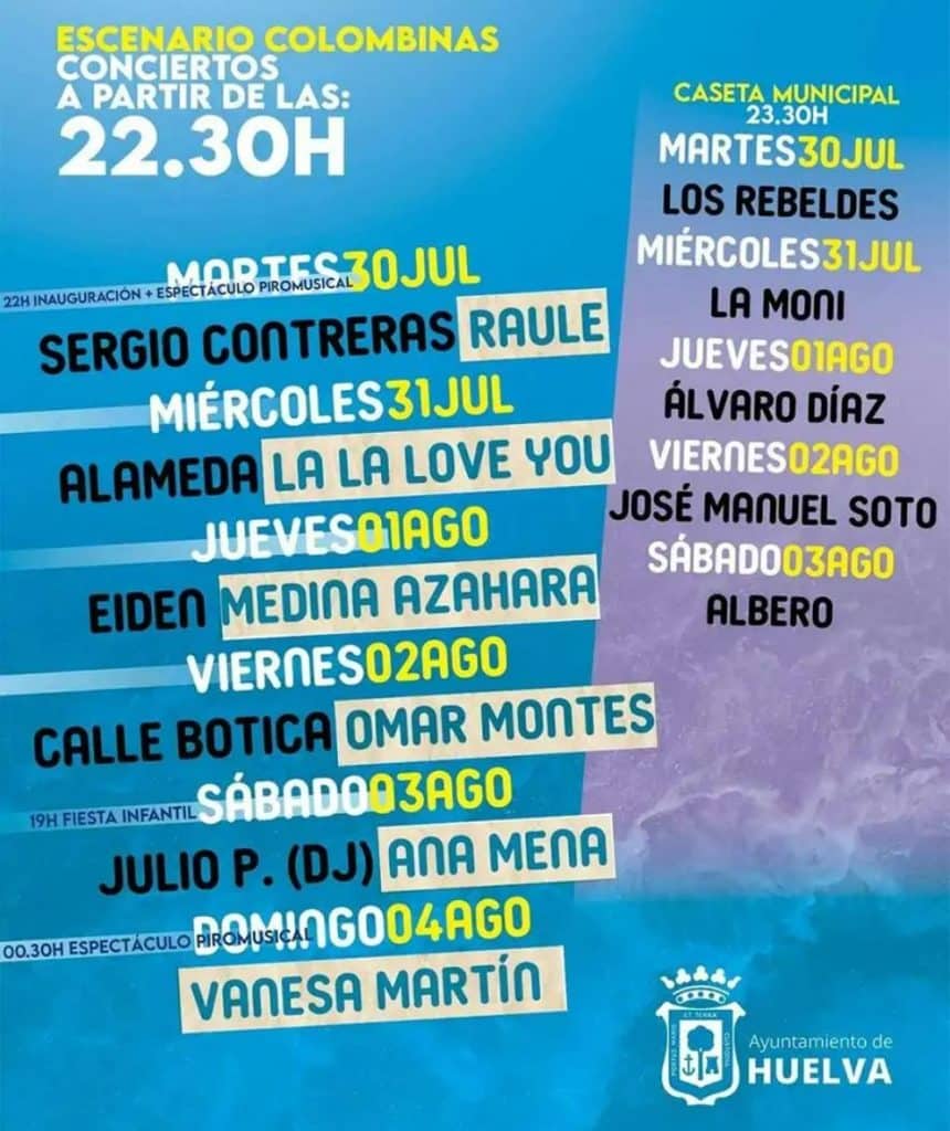 Colombinas y la Feria de Huelva. Cartel 2024