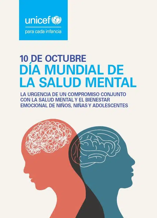 Día Mundial de la Salud Mental. Cartel de la ONU