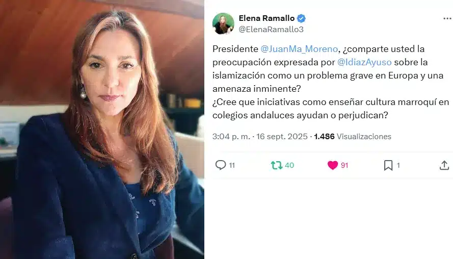 Preguntan sobre la islamización a Juanma Moreno