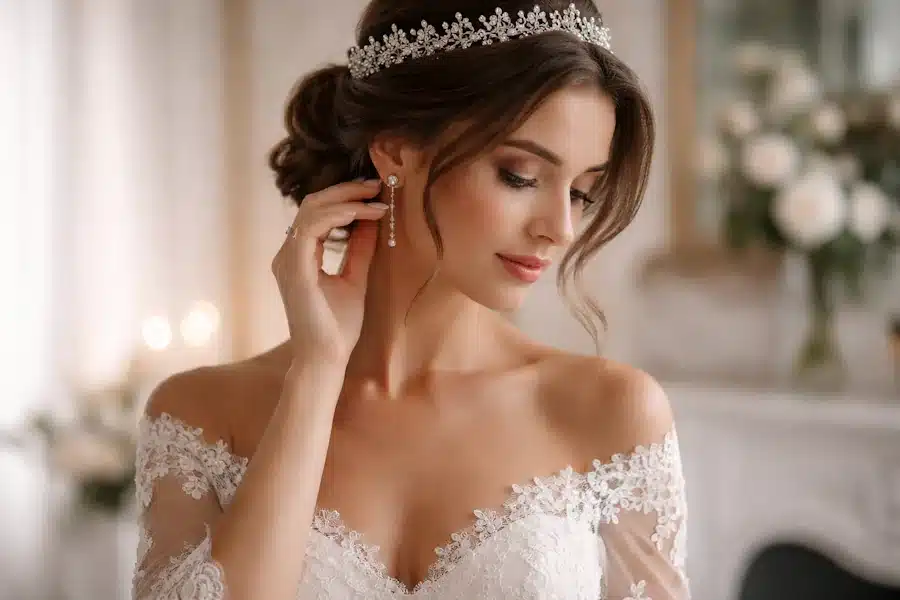 Las novias de hoy apuestan por piezas discretas que marcan el conjunto