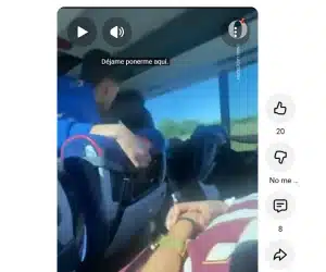 Bråk på bussen i Huelva