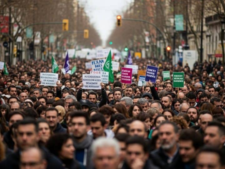 El clamor en las calles contra el desastre de la sanidad andaluza señala a Moreno y Montero