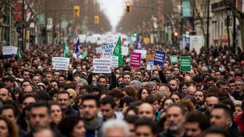 El clamor en las calles contra el desastre de la sanidad andaluza señala a Moreno y Montero