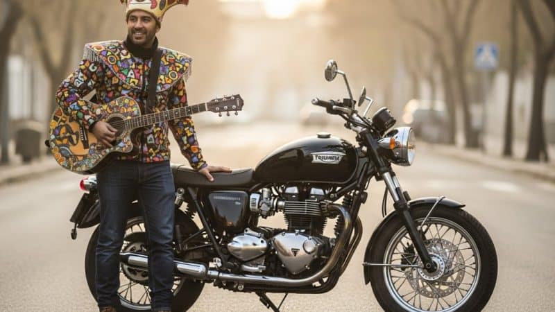 El Gavira más personal: carnaval a las seis de la mañana, Camarón y una Triumph del 2009