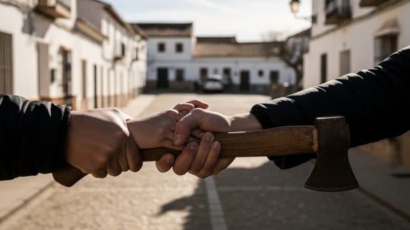 Un temporero magrebí ataca con un hacha a tres vecinos de Montefrío