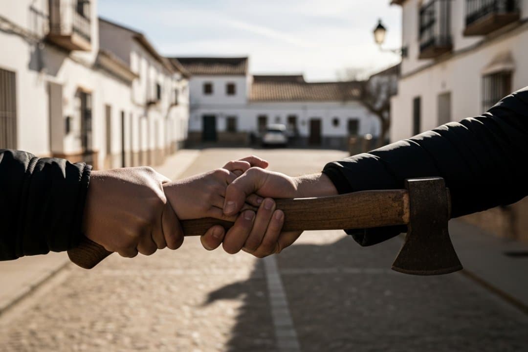 Un temporero magrebí ataca con un hacha a tres vecinos de Montefrío