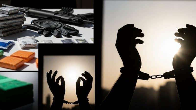 La creciente inseguridad en Andalucía: desarticulan una red de narcotráfico con 17 detenidos y armas de guerra