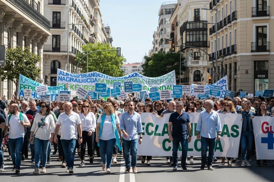 La sanidad andaluza vuelve a la calle: crecen las protestas ante la gestión de Moreno