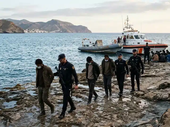 A prisión tres argelinos por introducir 27 inmigrantes ilegales en la costa de Almería
